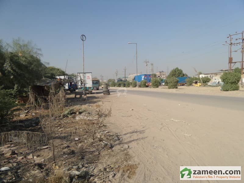 8889 Sq. Yard Boundary Wall Industrial Plot Available For Sale Korangi