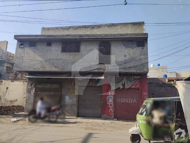 4 Marla Corner Double Storey House With 3 Shops for Sale In Lalpul