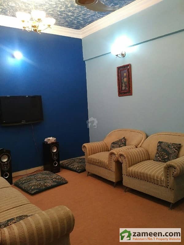 Flat At Maheen Arcade Near Bacha Party Clifton Block 8 Dehly Colony