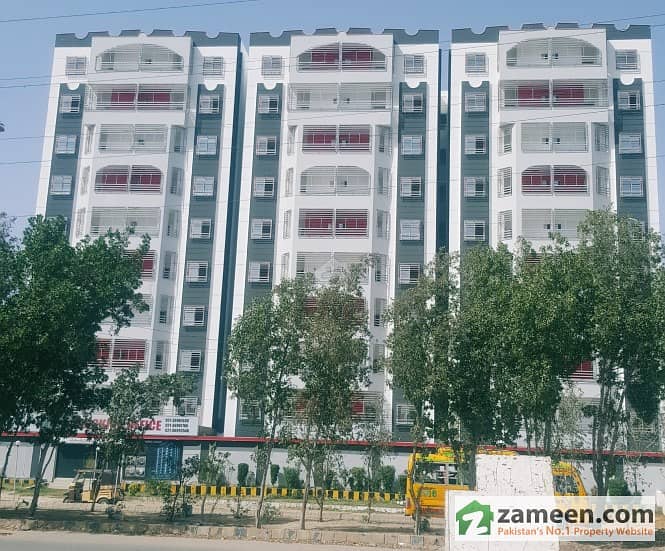 Al Ghafoor Atrium Tower Flat For Sale North Karachi Sector 11A, North