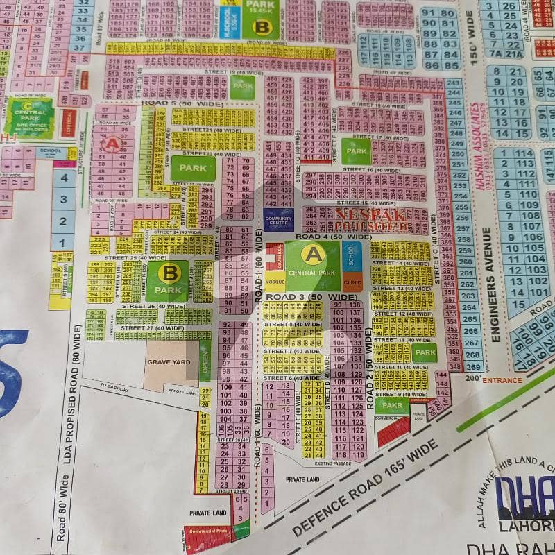 Corner Plot For Sell Nespak Phase 3 Nespak Scheme Phase 3, Defence Road