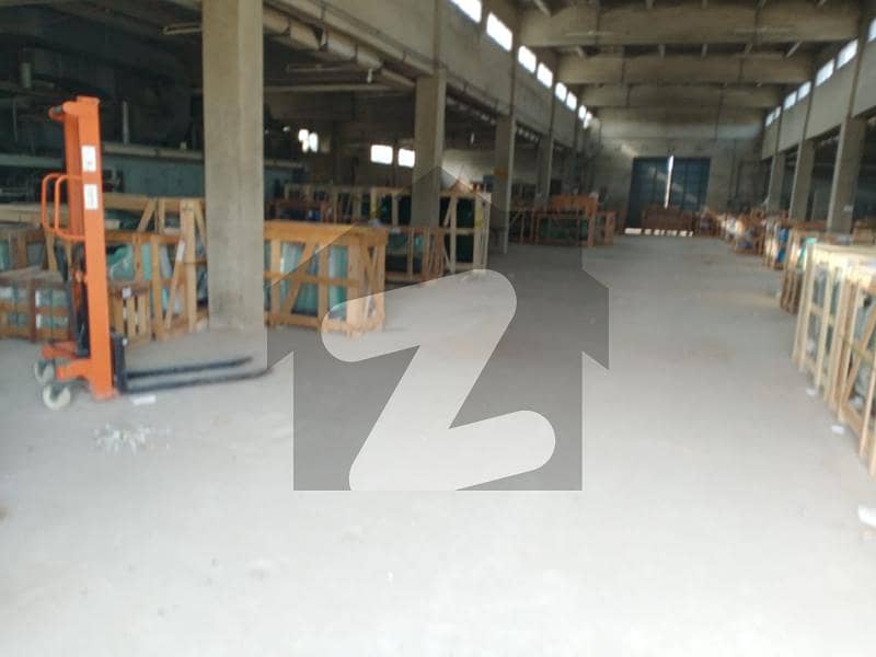 Prime Location main road of Super High Huge warehouse available for rent in Scheme 33 near Jan