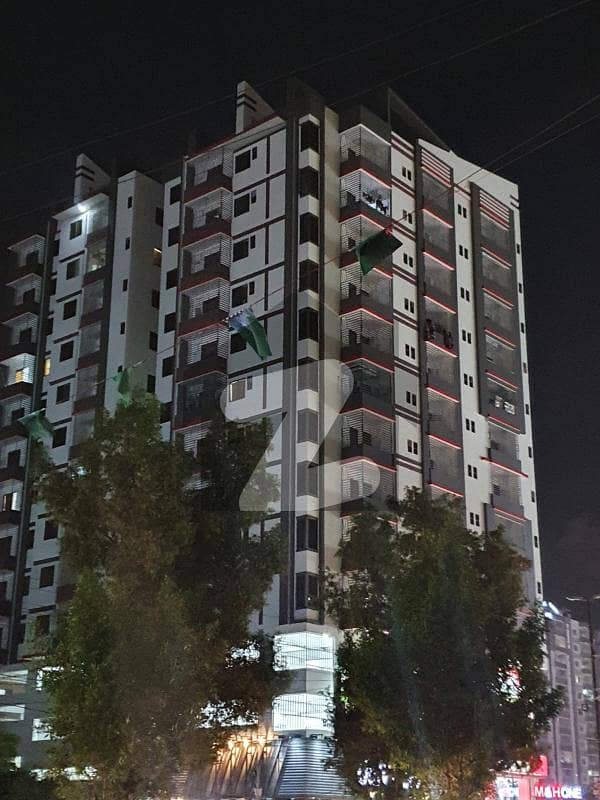 2 BED DD LUXURY WEST OPEN FLAT FOR RENT AL GHAFOOR SQUARE TOWER GulistaneJauhar, Karachi