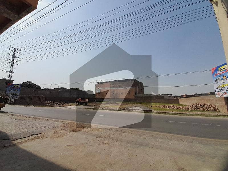 21 Marla Commercial Plot Is Available For Sale At Near Pak Fan