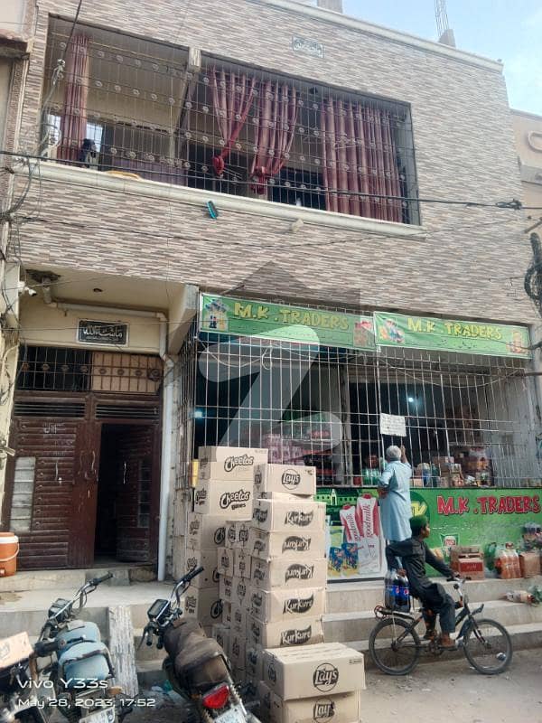 Commercial House For Urgent Sale With Tow Shops 120 Sq Yd North Karachi