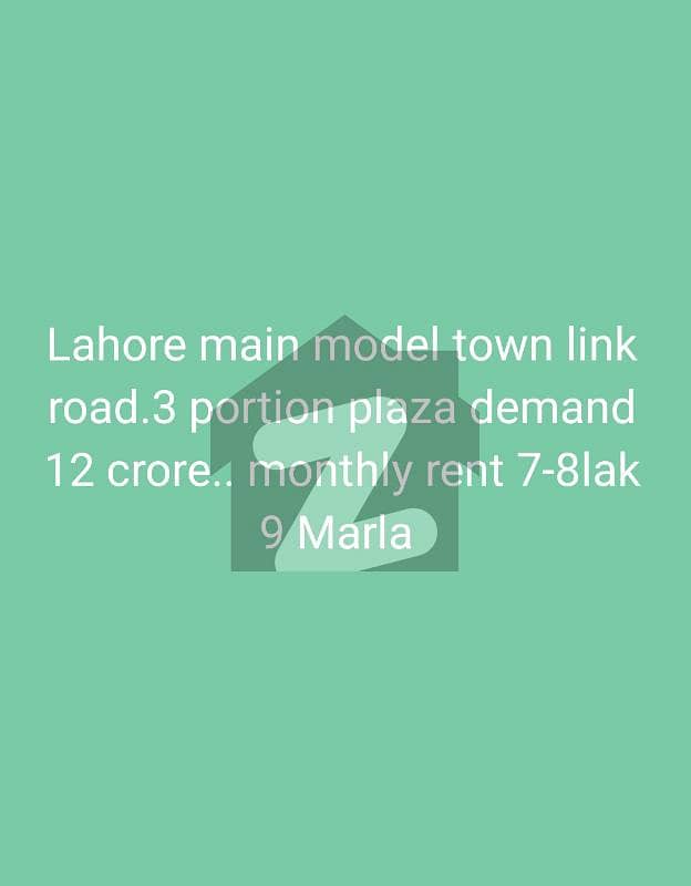 Commercial Plaza Model town link road Lahore on beautiful location