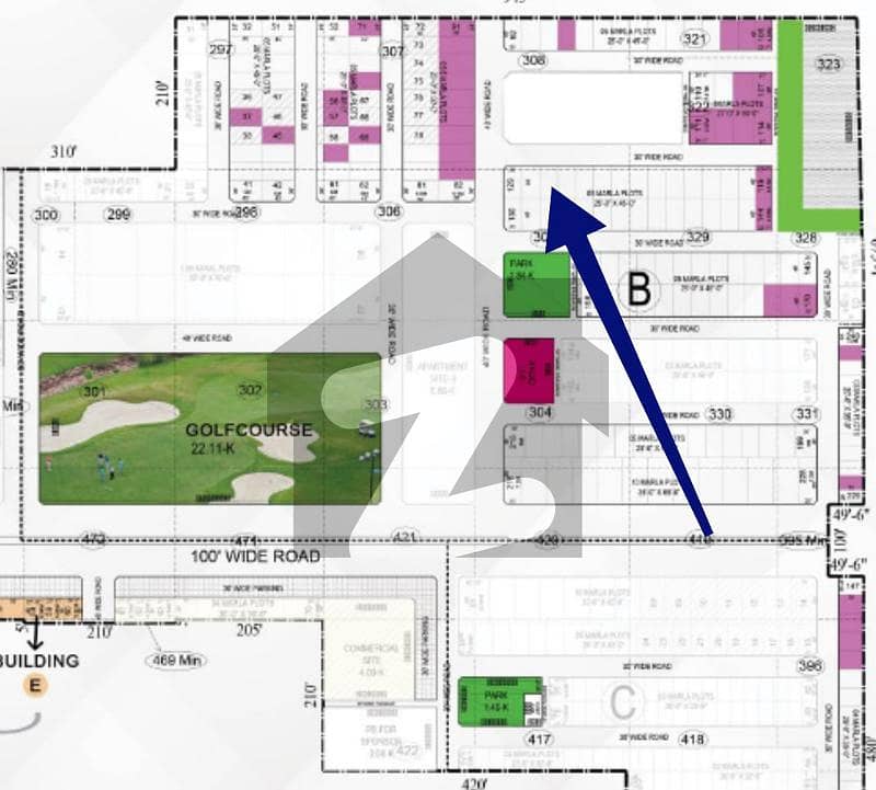 A 5marla Next To Corner Plot Available For Sale In Icon Valley, Raiwind