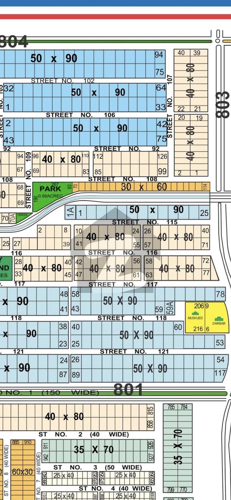 Position plot for sale G14/3, G14, Islamabad ID45910804