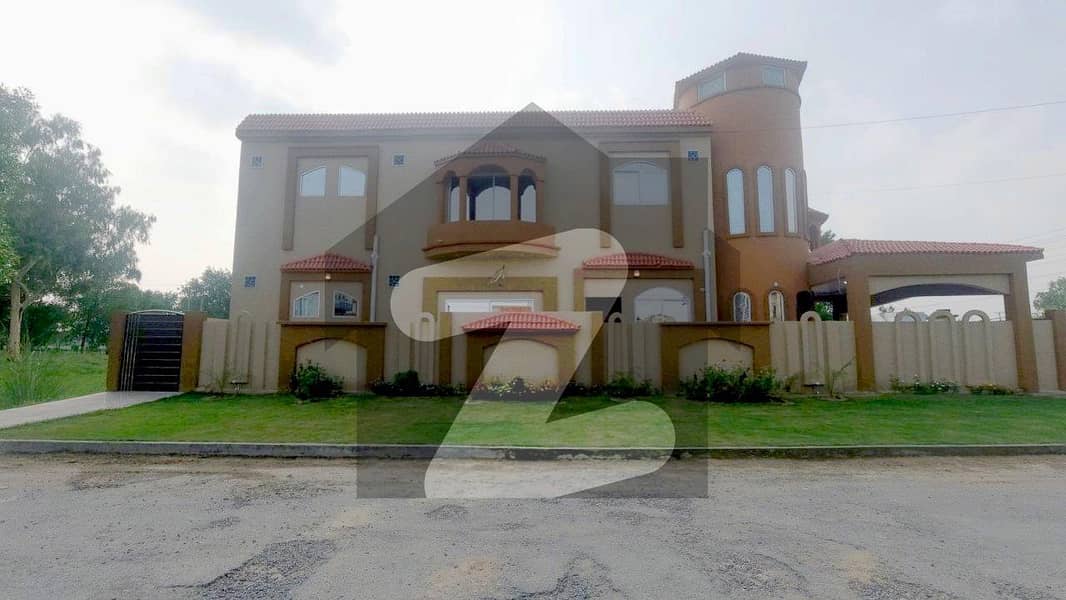 One Kanal Corner Double Storey House For Sale In Chinar Bagh Housing