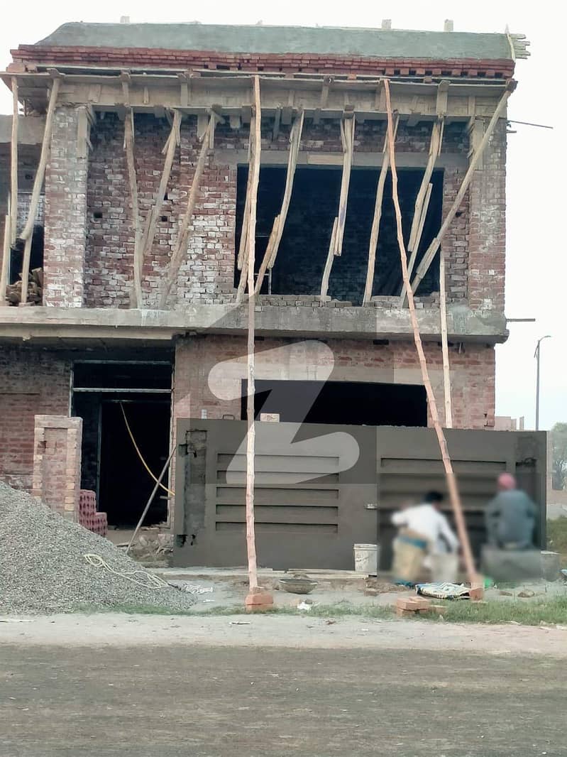 10 Marla Double Storey Grey Structure House For Sale Along 3 Marla
