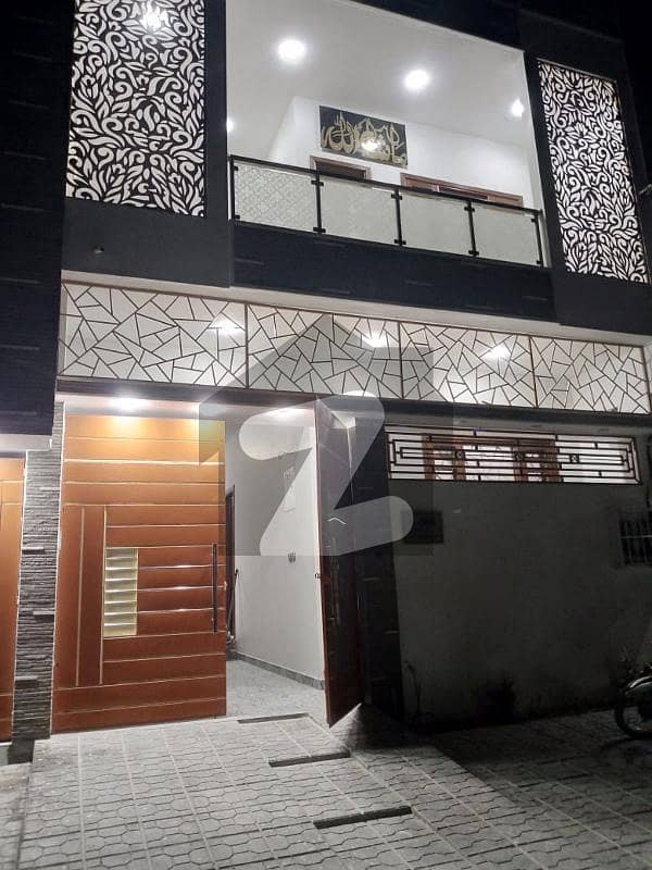 200 Square Yard Brand New Ground Plus One House 10 Rooms Back