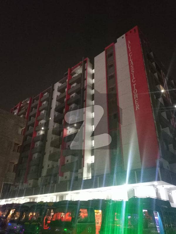 4 Rooms Flat for rent in Ali Classic tower 2mint chowrangi north