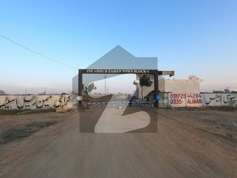100 Sq Yards Commercial For Sale In Pir Ahmed Zaman Town Pir Ahmed