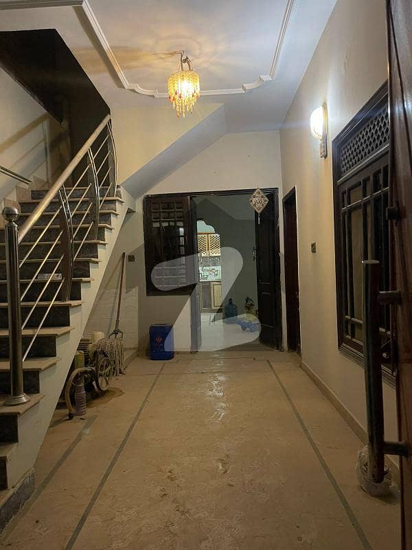 Double Storey house with huge extra land for sale in Johar Gulistane