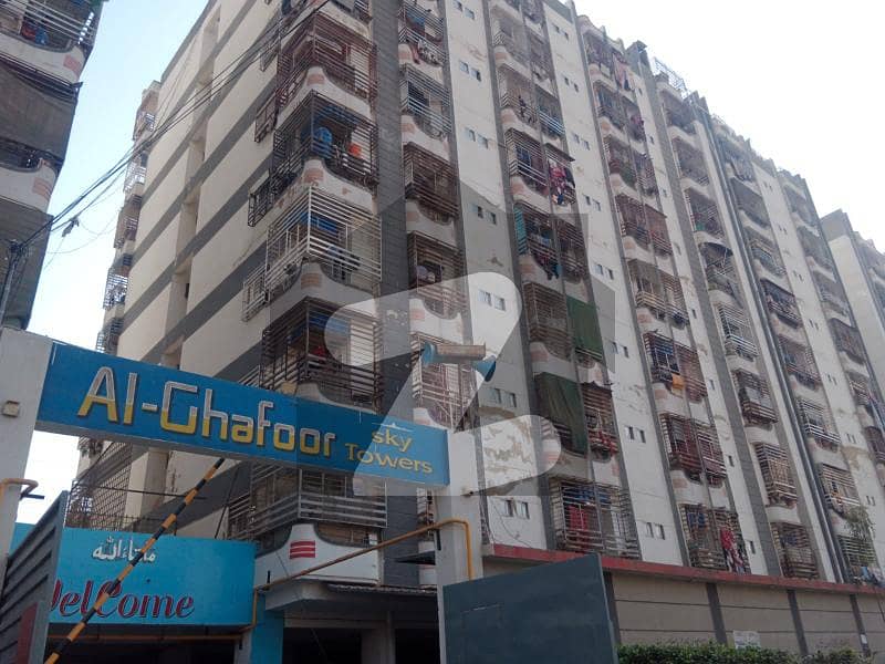 2 ROOMS FLAT FOR RENT IN NEW BUILDING ALGHAFOOR SKY TOWER North Karachi, Karachi ID49191476