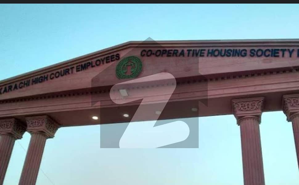 45 Square Yards Commercial Plot For Sale In Karachi High Court Society
