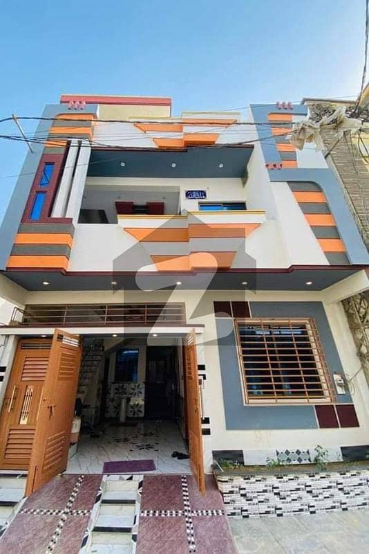 OutClass 120 Yards Double Storey House Available In Block5, Saadi
