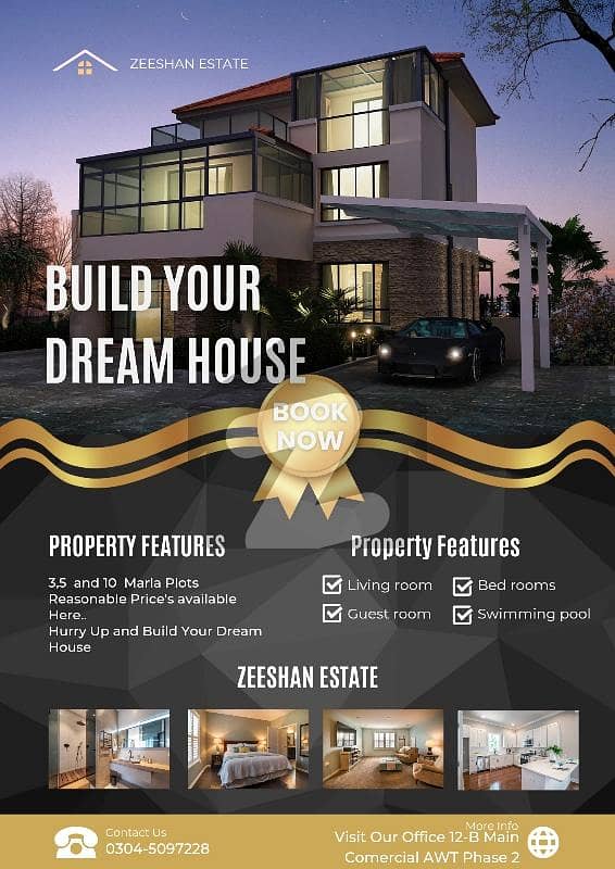 MAIN BOULEVARD 1 CANAL PLOT AVAILABLE Beacon House Society, Lahore