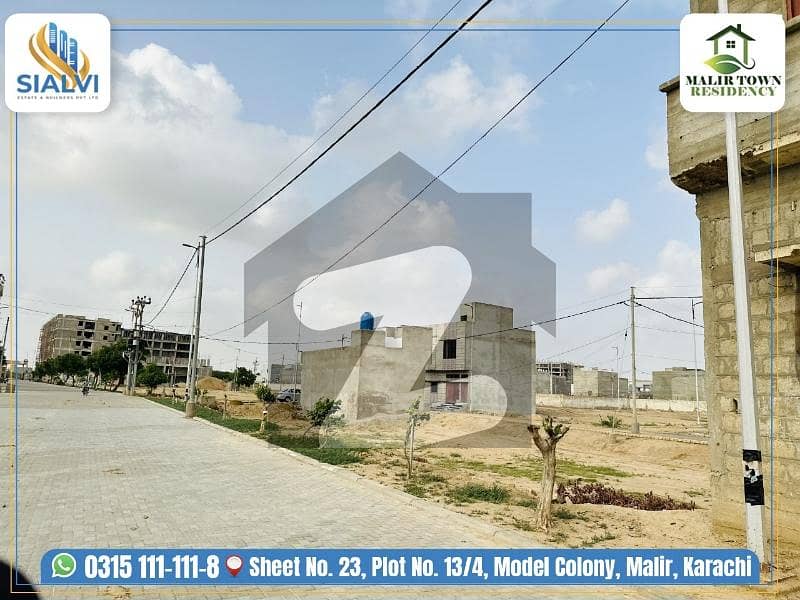 Plot For Sale 50 Feet Wide Road By Sialvi Estate Malir Town Residency