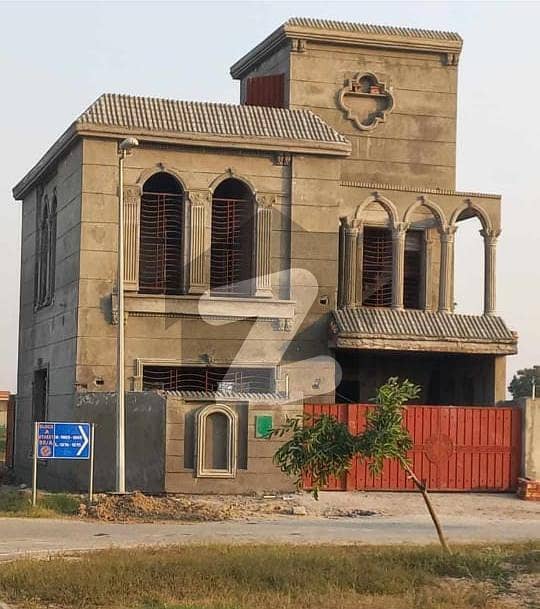 5 Marla Corner Grey Structure House For Sale In OLC A Block Bahria