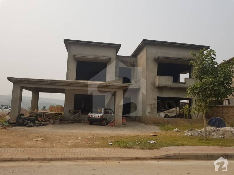 Complete Grey Structure With Extra Land For Sale Bahria Garden City