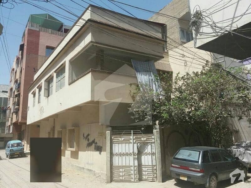 Three Sides West Open Corner Ground + One Floor 120 Yards For Sale