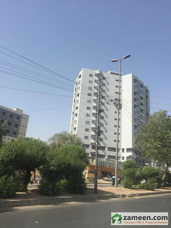 3Beds Flat For Rent Crown Tower At Main Nipa Chowrangi University Road
