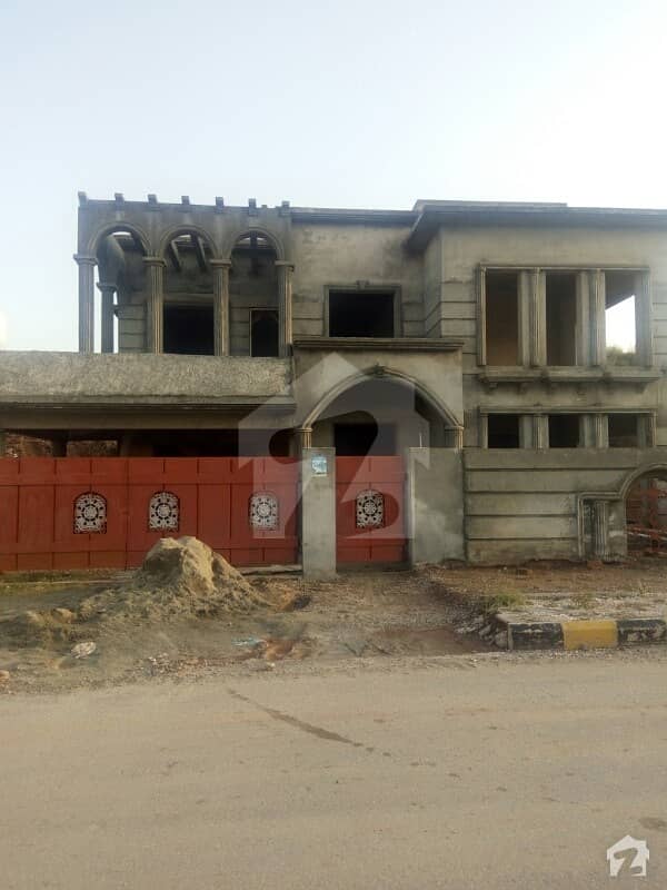 Bahria Town Overseas Sector Kanal Grey Structure House For Sale Bahria