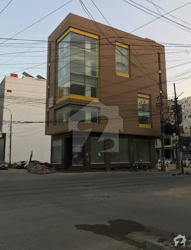 100 Yards Corner Building For Rent On Main Khayabanemuslim Bukhari