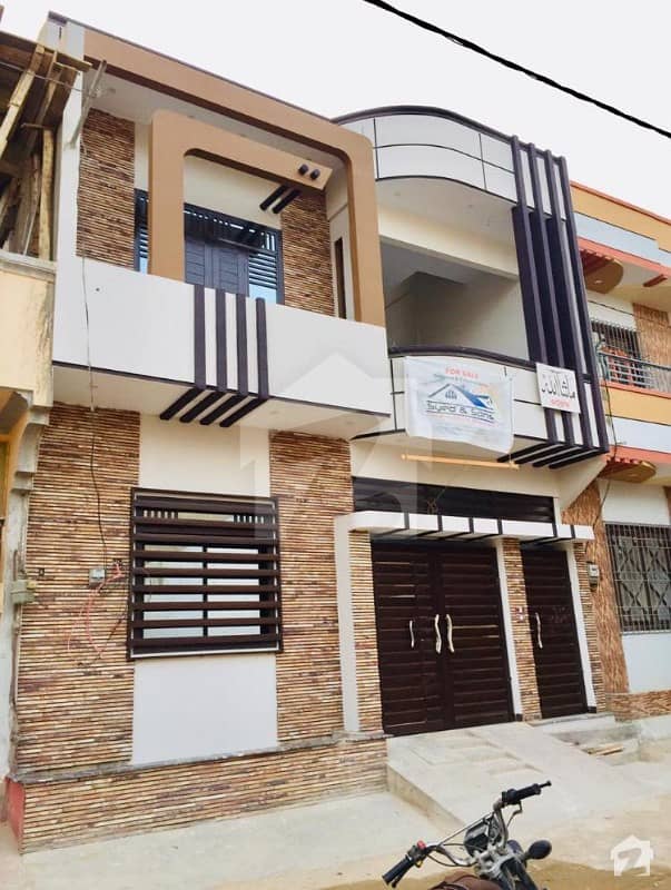 Beautiful New 120 Yards Double Storey House Block 4 Saadi Town Saadi