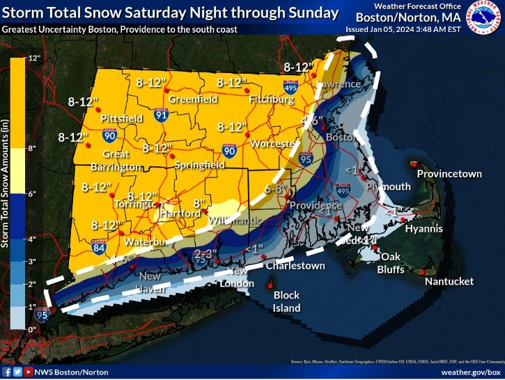 Cape Cod weather forecast Here's what New England's weekend snowstorm