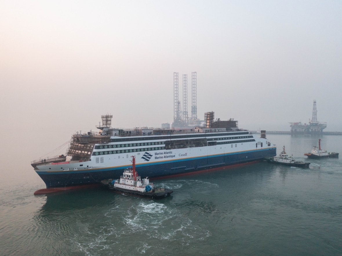 Get a 1st look at the new Marine Atlantic ferry — at a shipyard in China