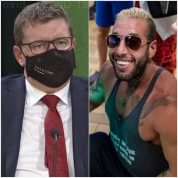 Premier Moe says Ontario antimask protester should stay out of