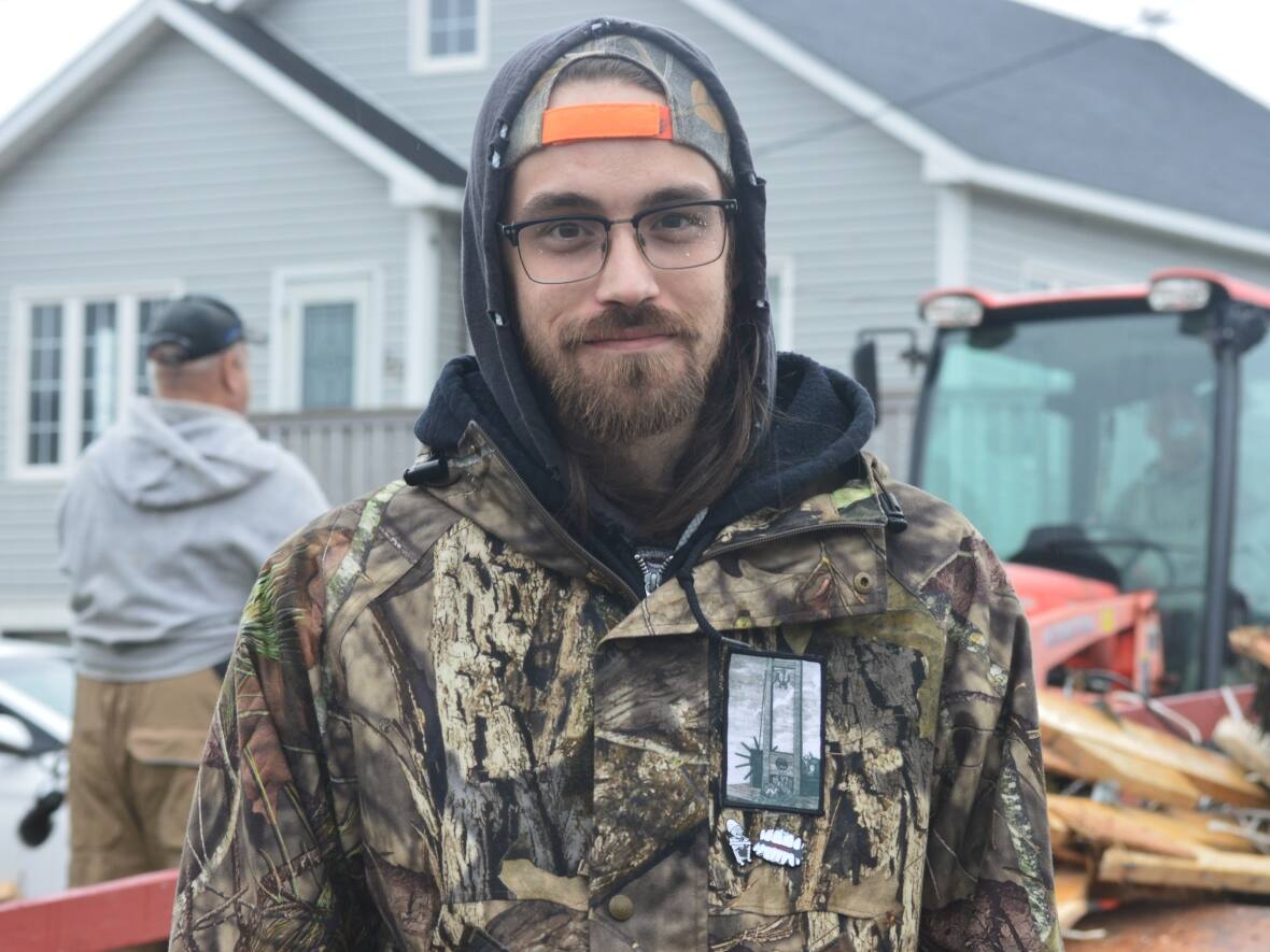 This nowiconic blue house in Port aux Basques is gone. Its owners are