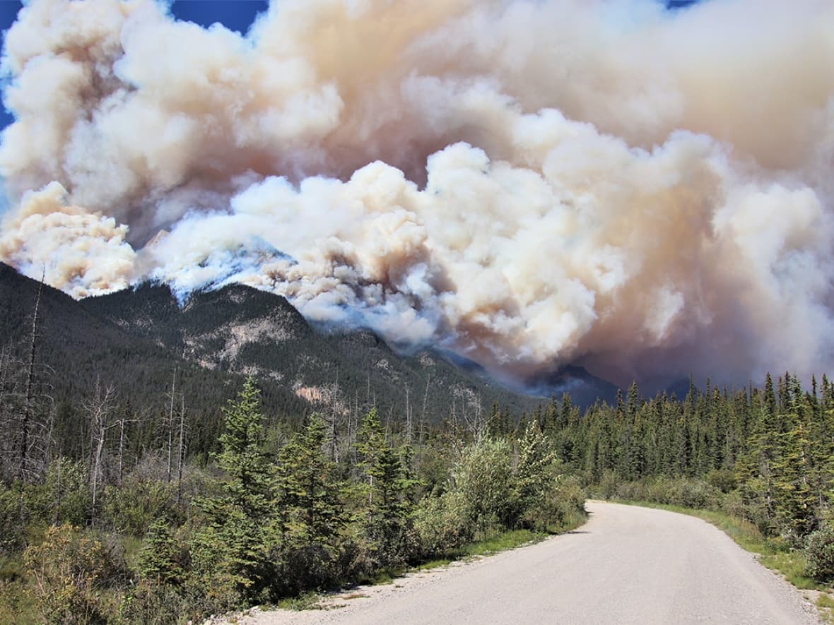 Crews working to extinguish wildfire burning in Jasper National Park