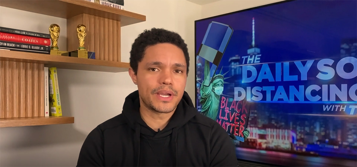 Trevor Noah And The Daily Social Distancing Show Visits The Debates Motel