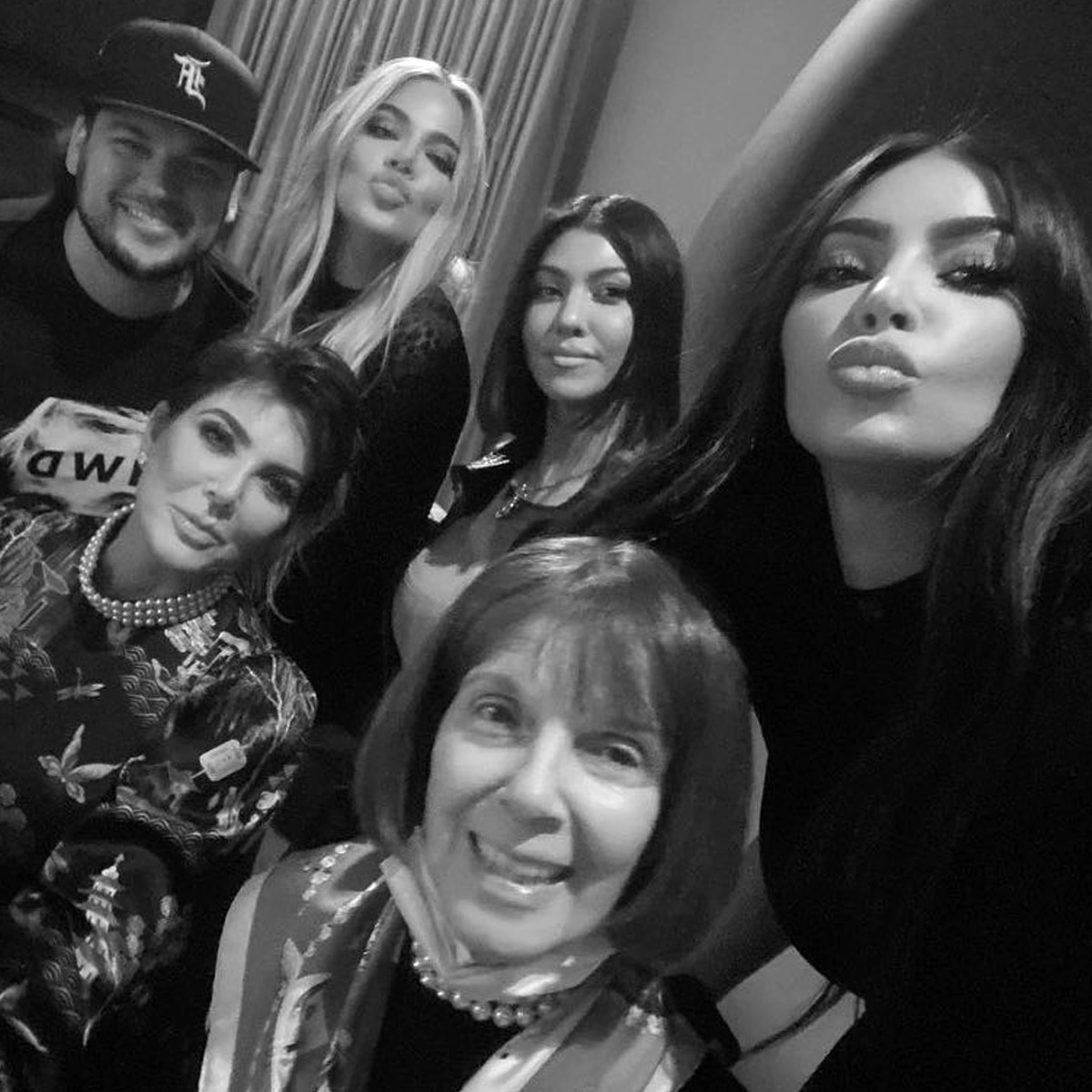 Rob Kardashian Makes Rare Appearance at Kris Jenner's Birthday Celebration
