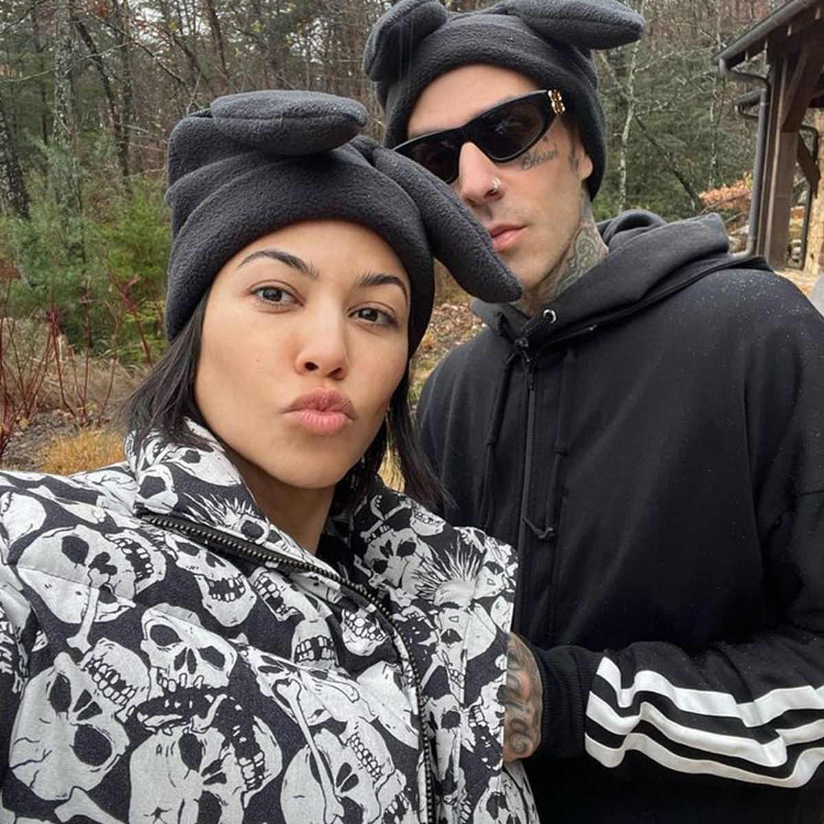 Kourtney Kardashian and Travis Barker Share Glimpse Into Tennessee Getaway