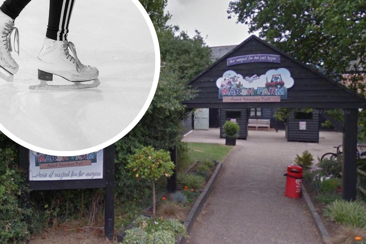 Festive ice skating rink unveiled at Marsh Farm here's how to get tickets