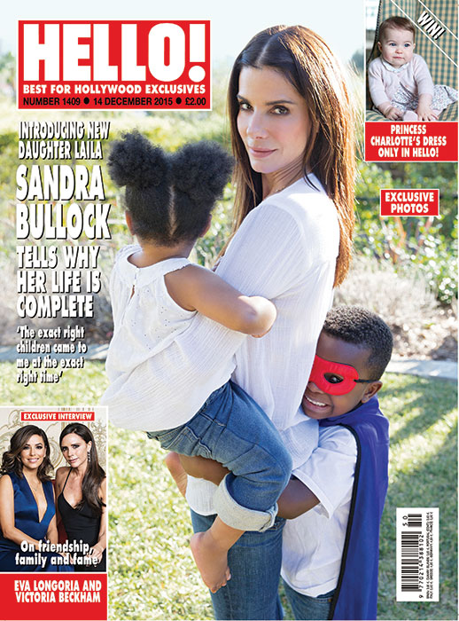 Exclusive Sandra Bullock opens up about life with her beautiful