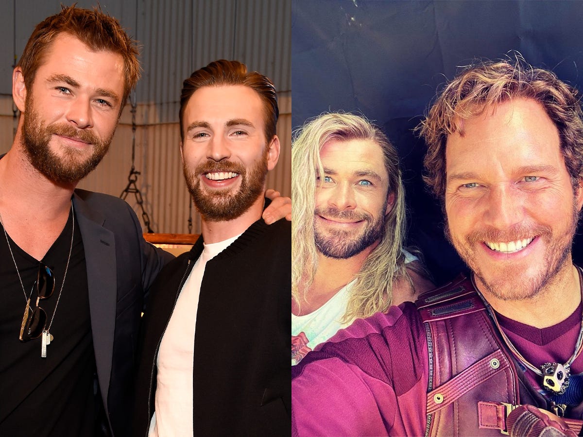Chris Hemsworth trolls Chris Evans on his birthday by posting a selfie