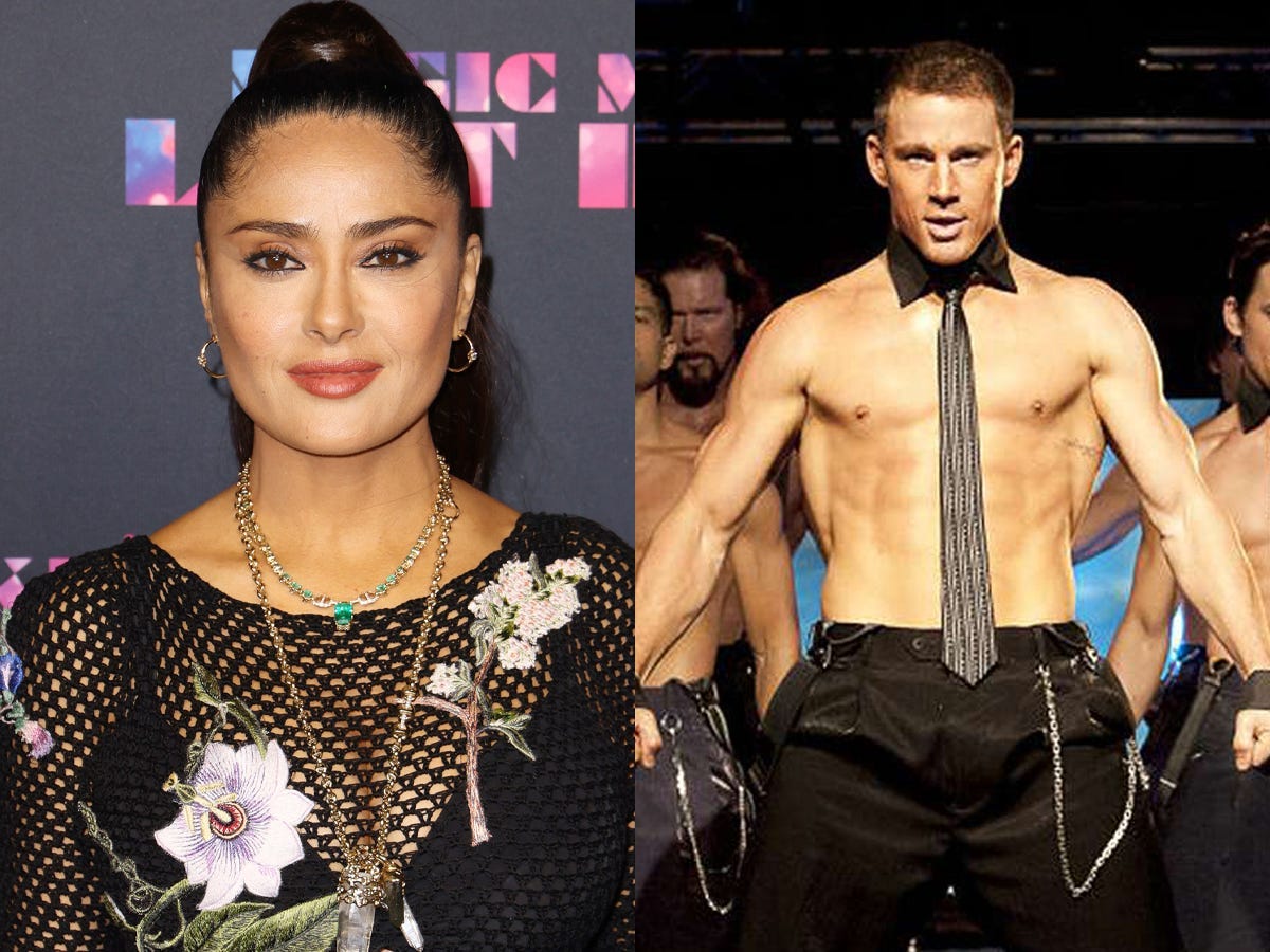Salma Hayek Pinault says she invited 'Magic Mike' strippers home with