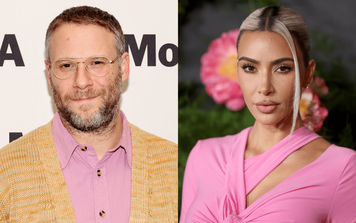 Seth Rogen Roasts Kim Kardashian for Skipping Out on Awards Show Appearance