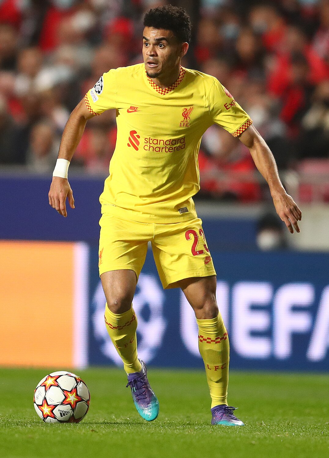 Liverpool Soccer Player Luis Díaz Has Large Stick Thrown at Him by