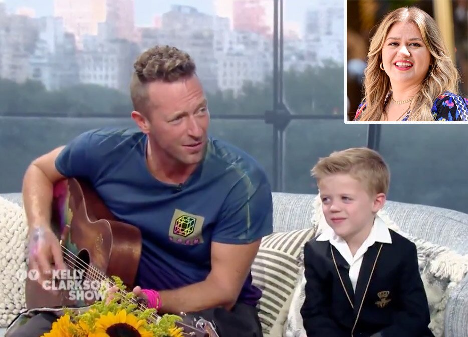 Watch Kelly Clarkson's Son, 5, Hilariously Interrupt Chris Martin's