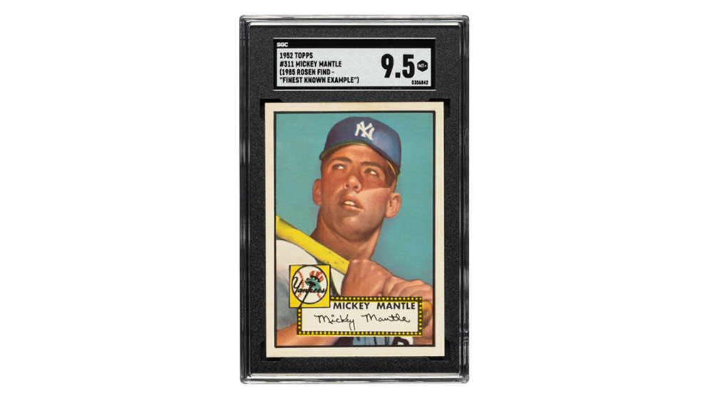 This 12.6 Million Mickey Mantle Card Is Now the Most Expensive Sports