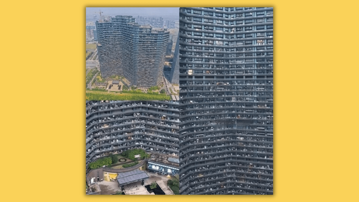 Fact Check Pics of Massive Apartment Building in China Are Real, but