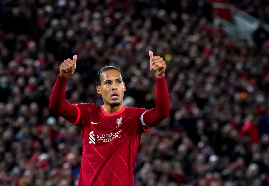 Virgil van Dijk savours Liverpool’s shot at quadruple after injury