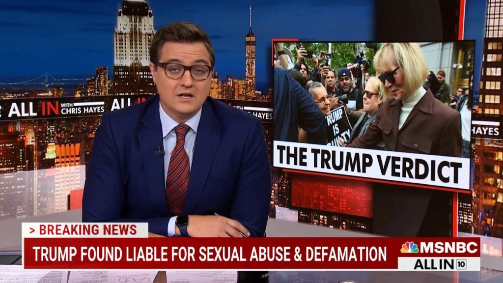 Chris Hayes Applauds E. Jean Carroll’s ‘Incredible Act of Real