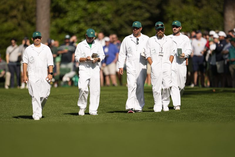 The Masters Why do caddies wear white jumpsuits? Yahoo Sports